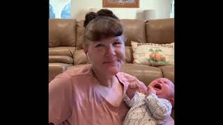 Grand parents Minxx get there first babysitting job.
