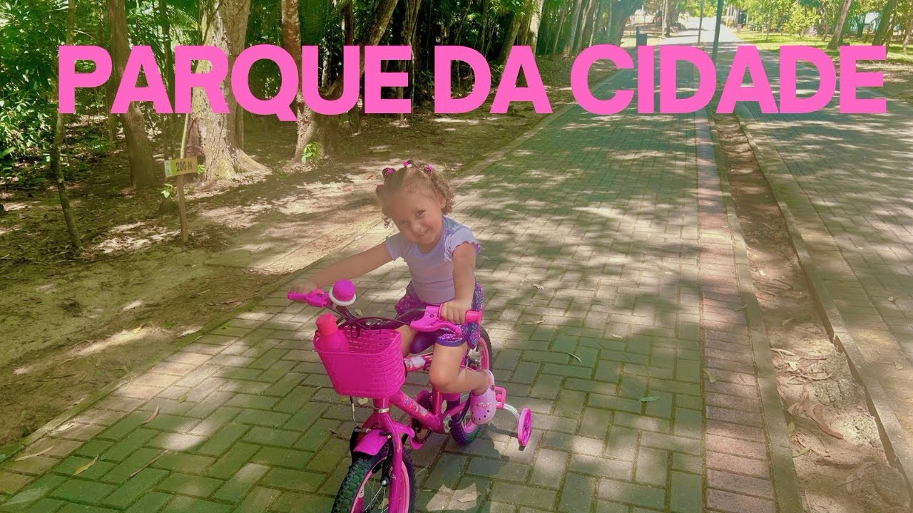 PASSEIO DE BICICLETA NO PARQUE DA CIDADE PINDAMONHANGABA - YouTube