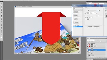 Creating a Custom Ribbon using Photoshop Shapes - Pt1