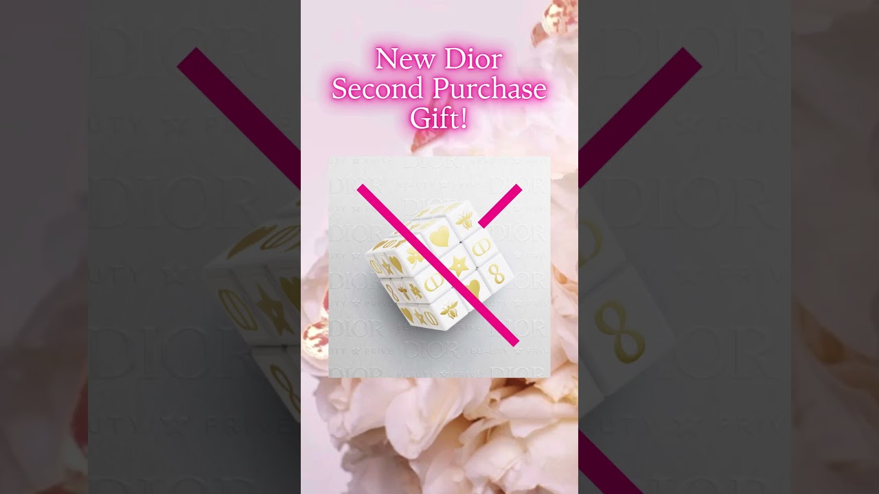New Dior Second Purchase Gift. The Puzzle Cube is ❌ | #diorbeauty