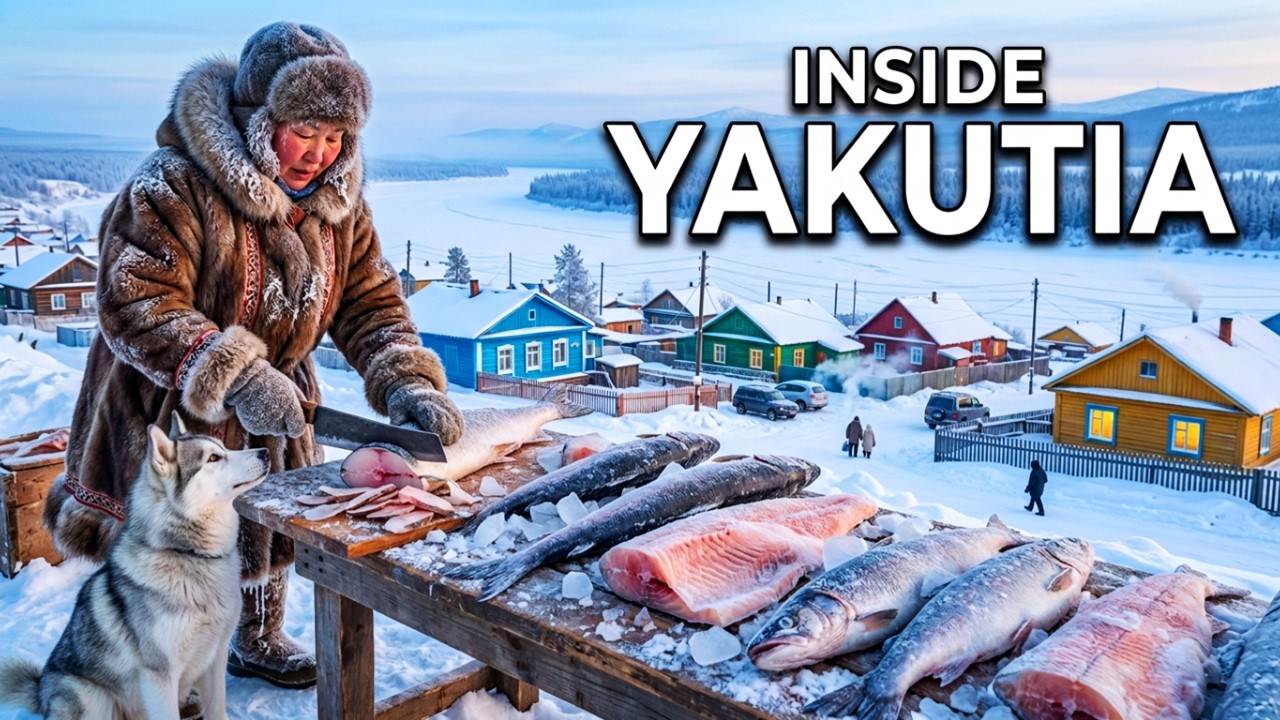 Living in Yakutia –64°C −83°F  The Coldest City on Planet Earth  4K