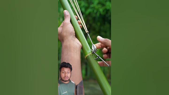 Bamboo creations with Slingshots using pin#bamboo #bamboocrafts#tending