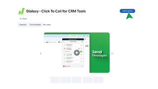 Dialaxy's Call to Call for CRM Tools Extension