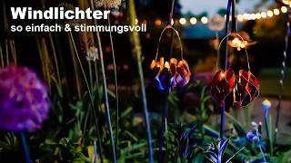 Stimmungsvolle Windlichter selber machen – leuchtende Dekoidee für Garten und Terrasse