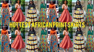 50 Hottest African Print Skirts in 2022-23 || Mitindo Mipya ya Sketi za Vitenge Afrika.