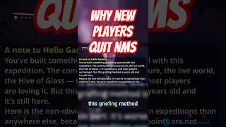 Why new players are quitting No Mans Sky #nomanssky #gaming
