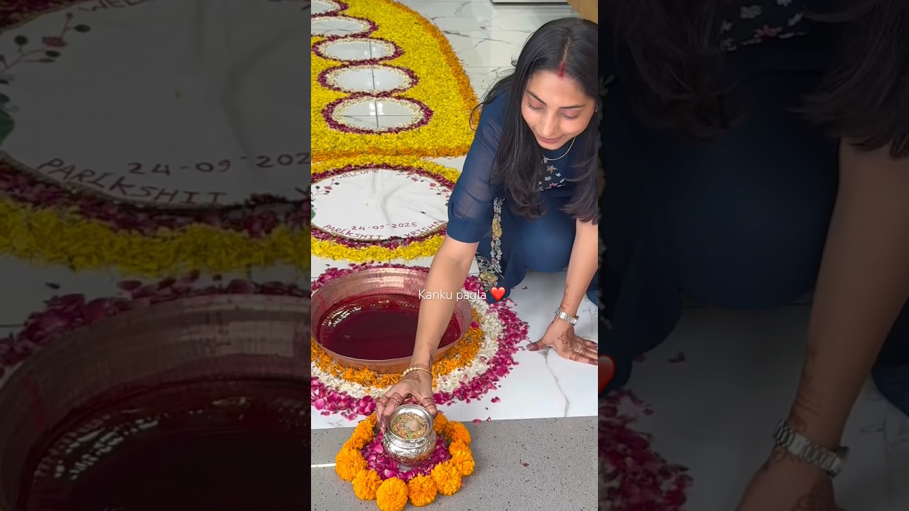 Gujarati kanku pagla ❤️ 