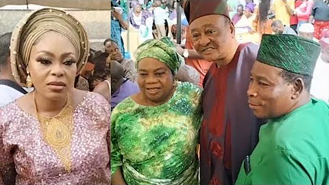 MOMENT VETERAN ACTORS IYA AWERO,OJOGE STORM SOLA KOSOKO SON NAMING CEREMONY