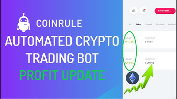 PROFIT UPDATE CoinRule Automated Bitcoin Ethereum Crypto Trading Bot Passive Income Rule Strategy