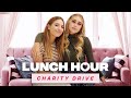 EMILY SKINNER & KENZIE ZIEGLER | Lunch Hour Charity Drive | Brat TV