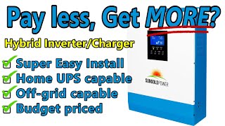 SunGoldPower 24V 3000W AllinOne Hybrid Inverter Charger:  Detailed Howto & Review incl Wifi Setup