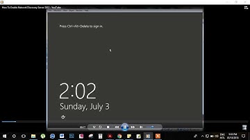 Turn on network discovery Server 2012 R2