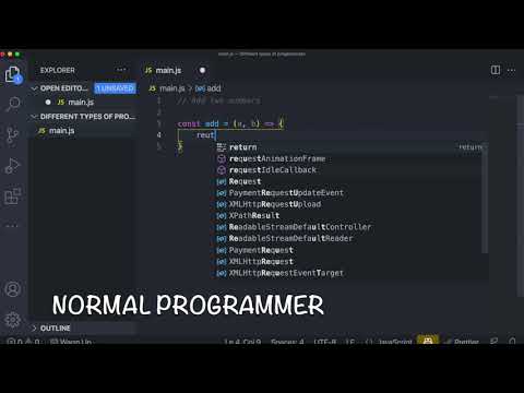 Different types of programmers