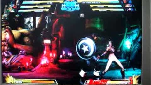 MvC3: X-23 basic reset mixup with Storm assist