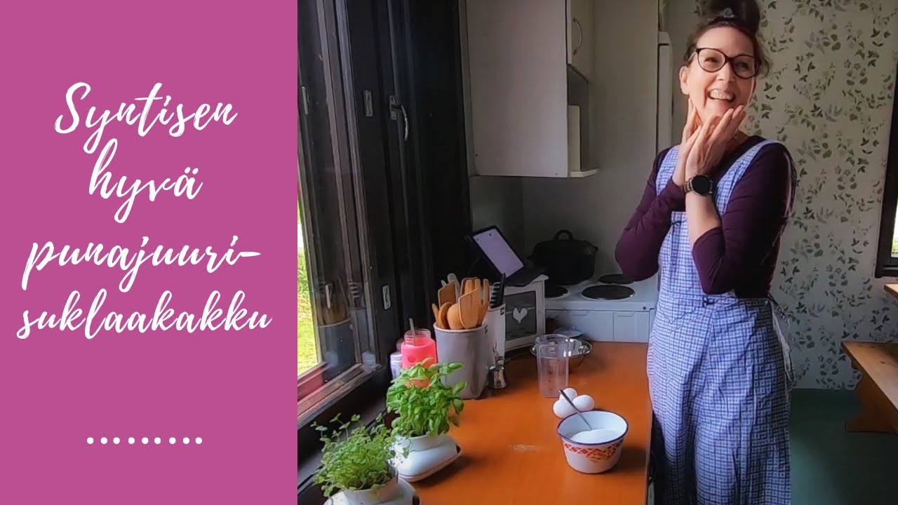 Syntisen hyvä Punajuuri-suklaakakku - ei mennyt niin kuin Stömsössä! 😅 // Vlogi