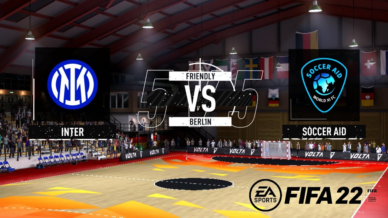 FIFA 22 INTER vs SOCCER AID 5v5 FUTSAL VOLTA FOOTBALL