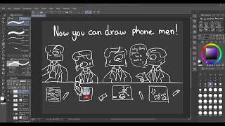 DSAF - How to draw phone guys