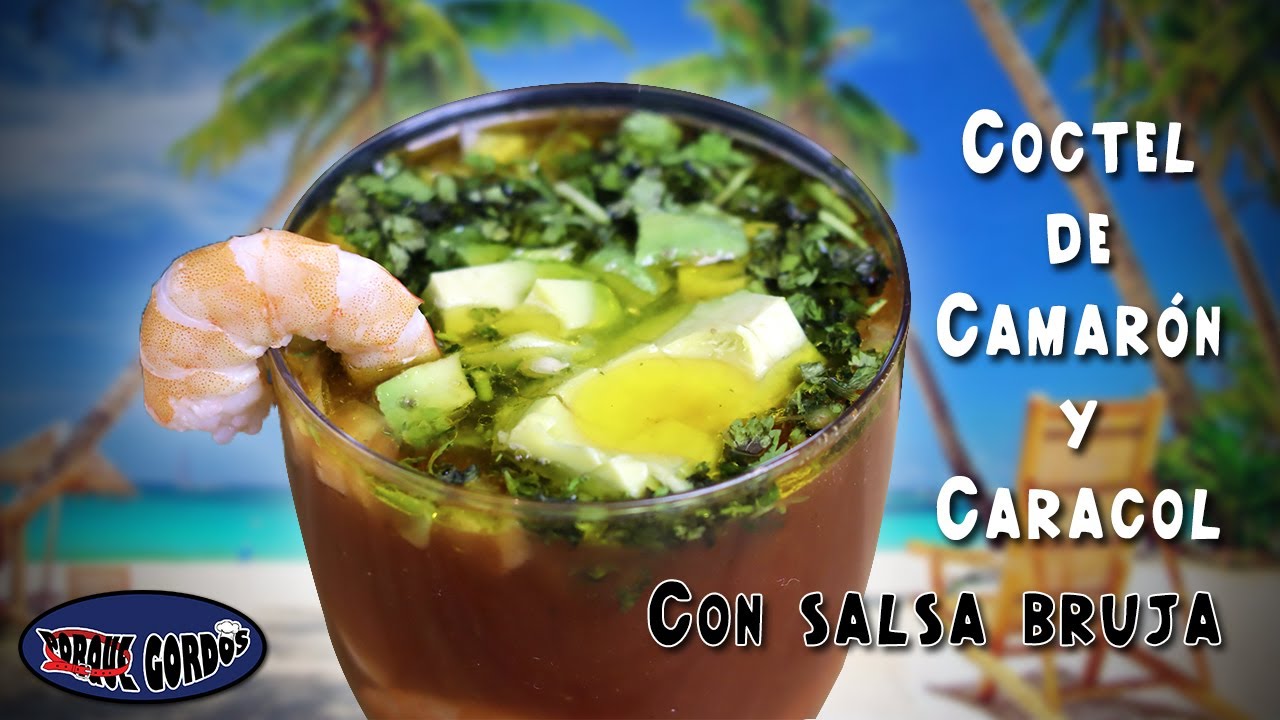 Coctel tradicional preparado con salsa bruja | Porque gordos - YouTube