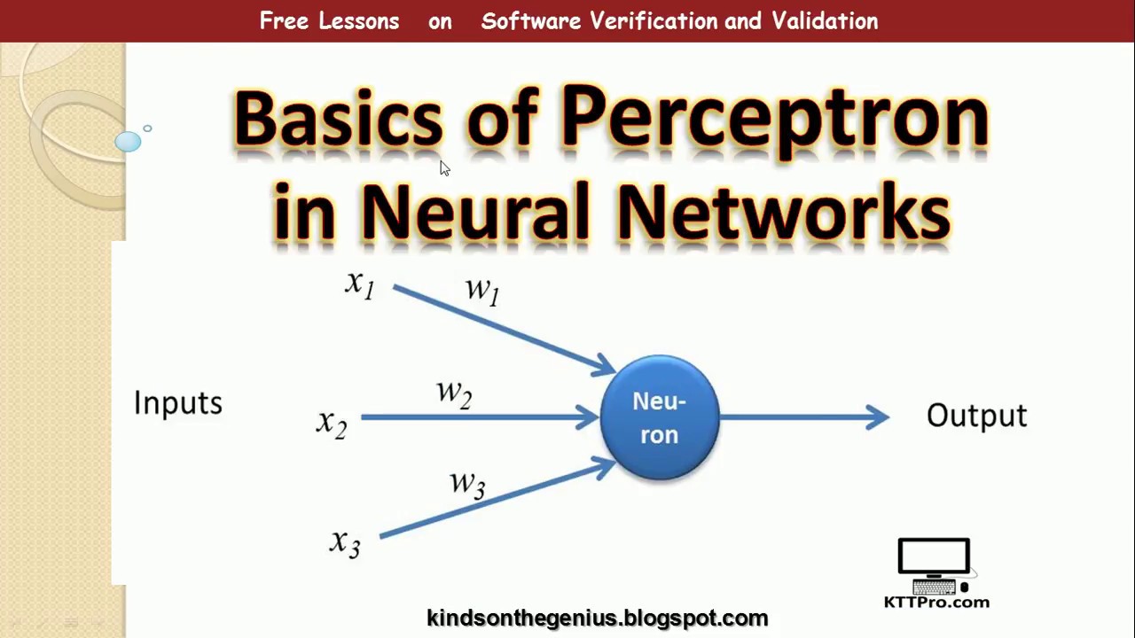 Basics of The Perceptron in Neural Networks (Machine ...