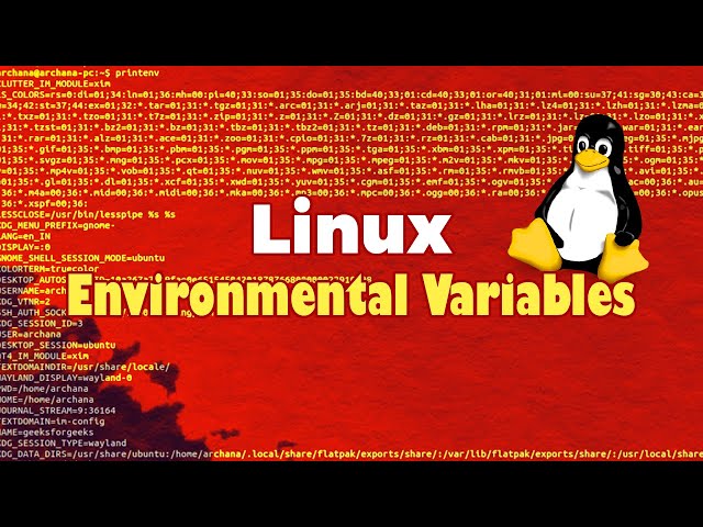 env command in Linux with Examples - GeeksforGeeks