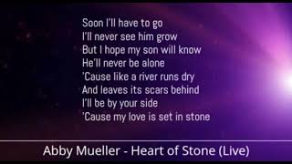 Abby Mueller - Heart of Stone [Live] (Lyrics)