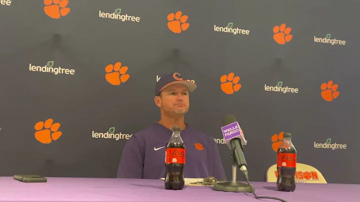 Monte Lee following Clemsons 17-4 win over No. 25 ...