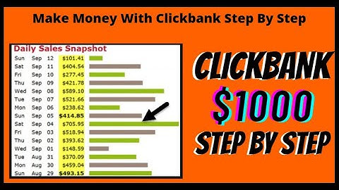 How To Make Money On Clickbank 2021: Step By Step $1000 Day Clickbank Tutorial 🔥