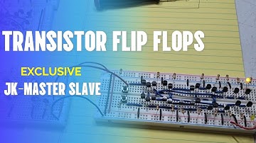 Building a computer with transistors - Flip flops with transistors