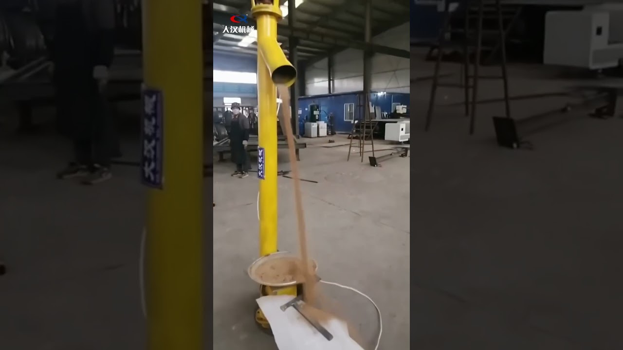 Machine-made sand vertical screw conveyor