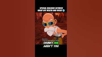 Special Dialogue Between Great Ape Vegeta And Roshi 🤯 #crashout #vegeta #sparkingzero #dragonballz