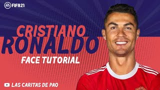 CRISTIANO RONALDO MANCHESTER FACE FIFA 21 lookalike CAREER MODE | Pro Clubs | Clubes Pro