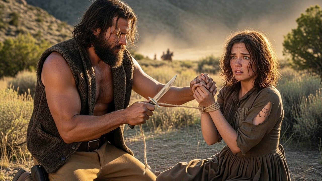 Mountain Man Saw Ropes Around Her Wrists—He Cut Them Free and Wrapped His Hands Around Hers