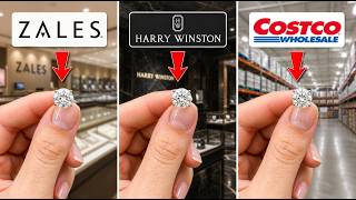 We Tested The Same Diamond Studs In Costco, Zales, and Harry Winston - One Clear Winner!