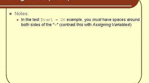 05. Unix Shell Scripting Tutorial - Conditional Code (Part 3)
