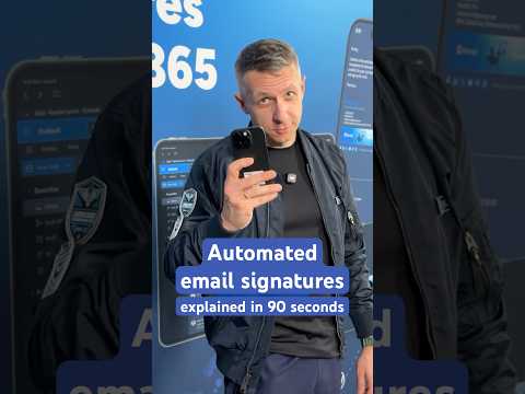 Automated email signatures explained in 90 seconds