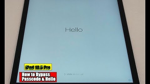 How to Bypass Passcode & Hello Mode for iPad 10.5 Pro with UnlockTool 2023