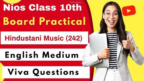 Important Questions For Hindustani Music Practical | Viva Questions | Class 10 NIOS 2025 |H.K.NIOS