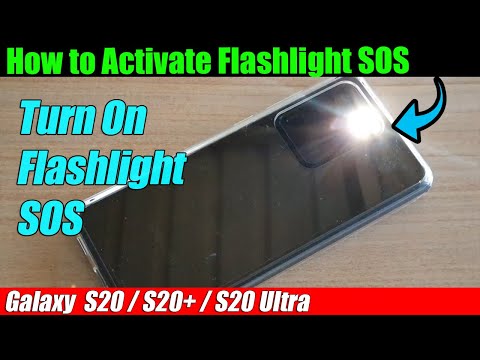 Galaxy S20/S20+: How to Activate Flashlight SOS