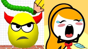 Draw To Smash Logic Puzzle VS Save Her Satisfying ASMR Gameplay (Android, ios) (New Update)