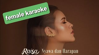 Raisa - Nyawa dan Harapan ( karaoke m-one tanpa vocal / instrument )