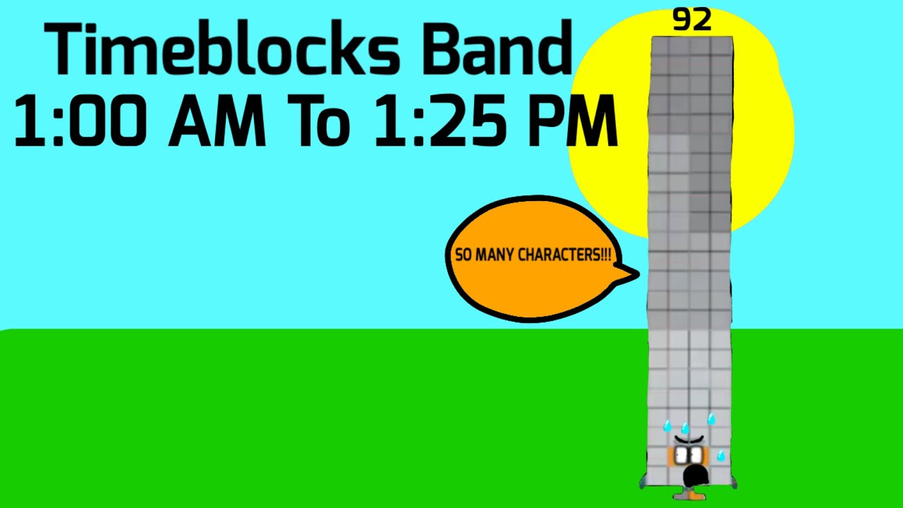 Timeblocks Band 1 149 So Many Characters Youtube