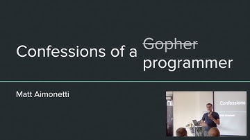 Confessions of a Gopher