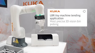 Smart and precise LBR iisy cobot application: 3D vision bin picking