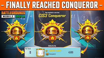 🇮🇳Finally Reached Conqueror in C1S3 😱 SAMSUNG A3,A5,A6,A7,J2,J5,J7,A5,S6,S7,59,A10,20,30,50,A70