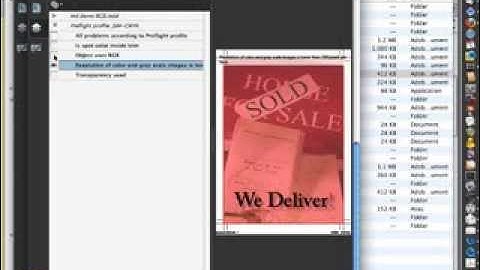 Preflighting PDFs using Adobe Acrobat