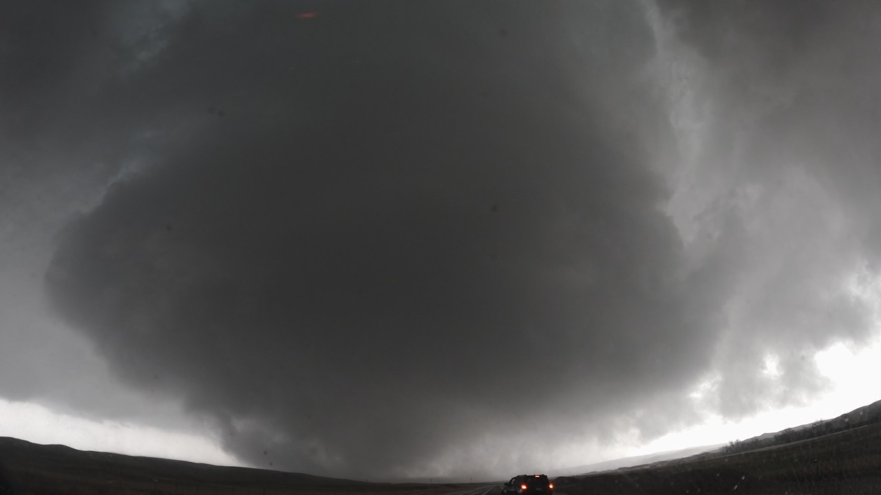 LIVE Storm Chaser - Tracking Supercells For Tornado Potential - TX/OK/KS