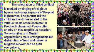 celebration of eid milad un nabi at school essay