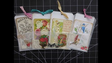 #roxysweeklychallenge 2023, Week 12   Vellum tags with a pocket