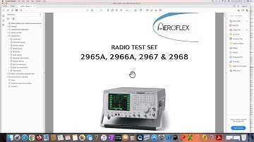 Marconi 2966A RF Radio Tester Repair, covers Marconi 2965, 2967, 2968 models, Multiple Faults.
