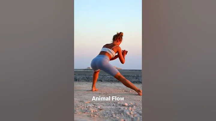 Animal Flow Home Workout Yoga Flow Scorpion Pose Reach Back Bodyweight Workout #shorts